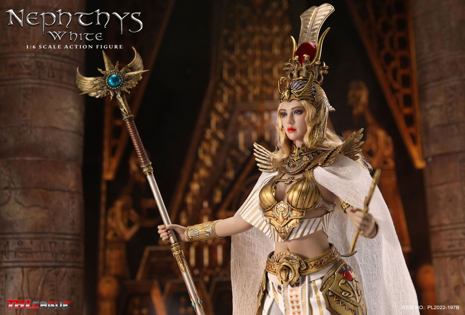 TBLeague (PL2022-197B) 1/6 Scale Nephthys Figure (White Version)