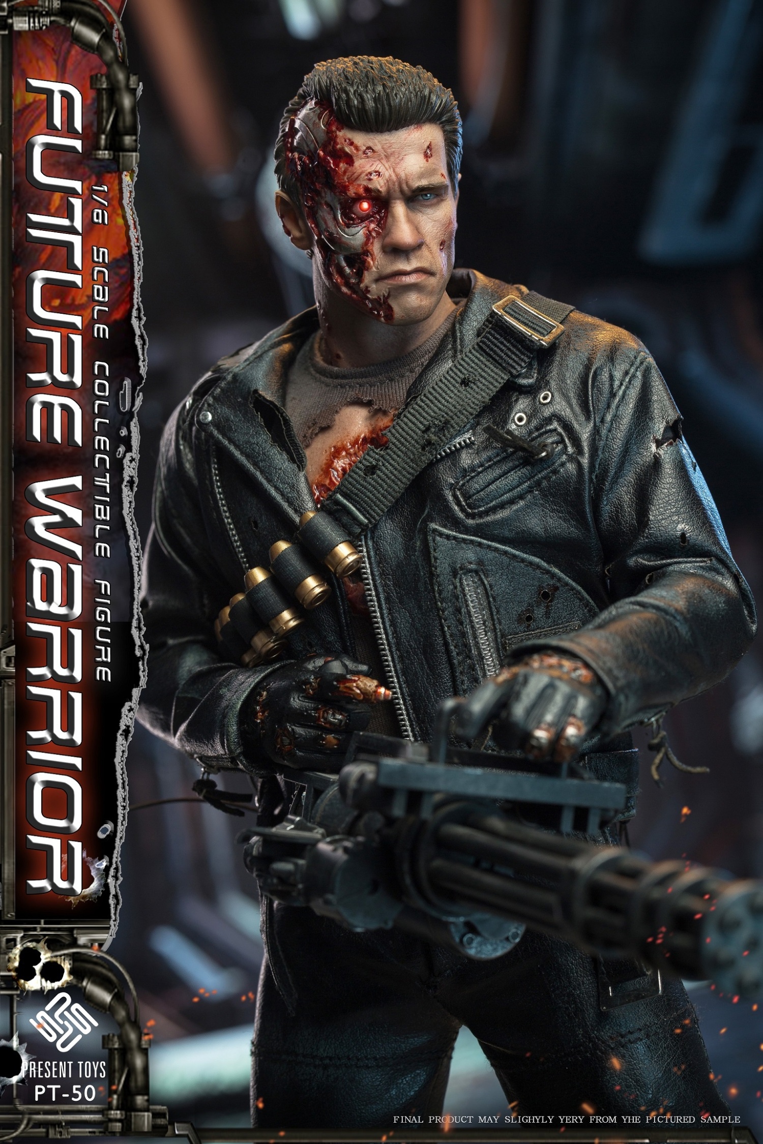 Present Toys (PT-SP50) 1/6 Scale Future Warrior T800 Figure