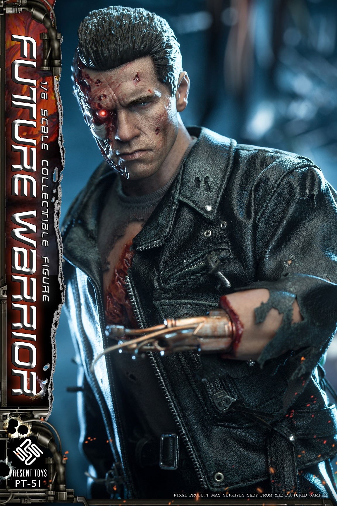 Present Toys (PT-SP51) 1/6 Scale Future Warrior T800 Figure