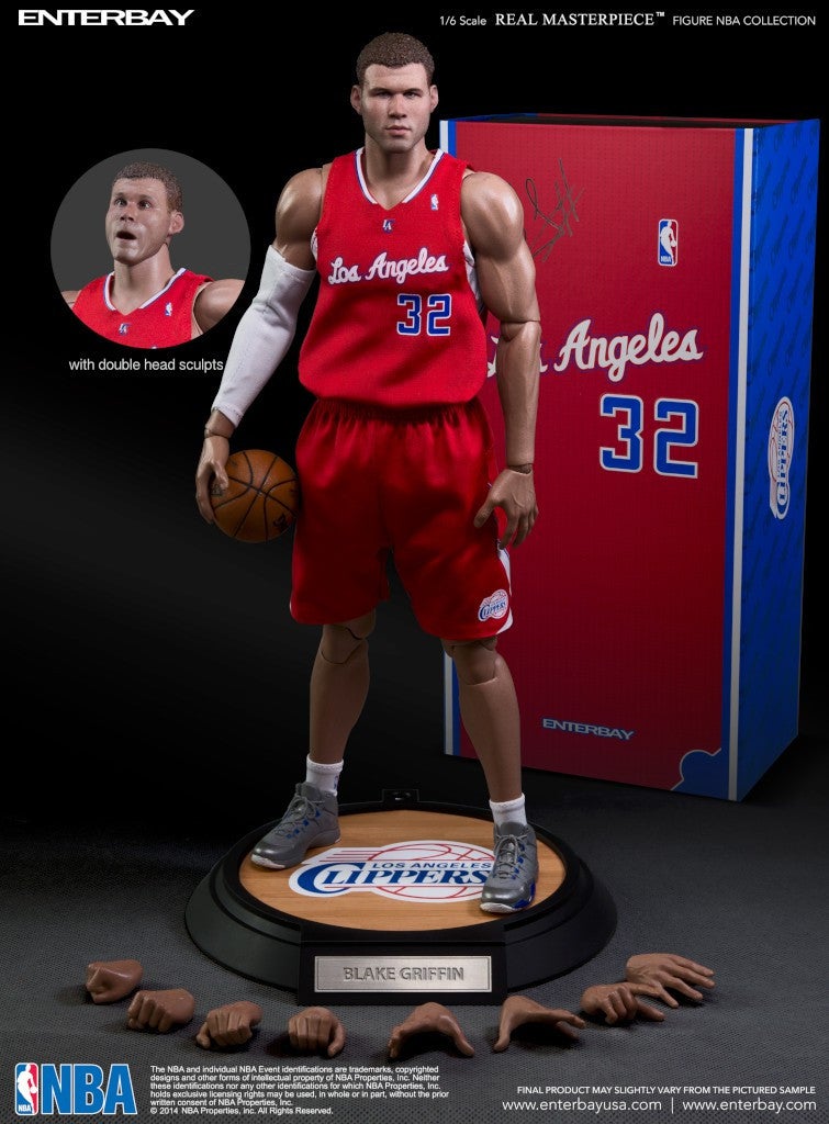 1/6 Scale Blake Griffin NBA L.A Clippers Figure by Enterbay