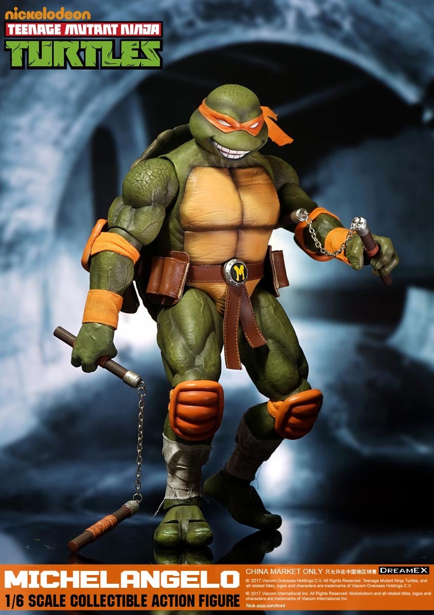 TMNT Leonardo & Michelangelo 1/6 scale action figures by JT Studio