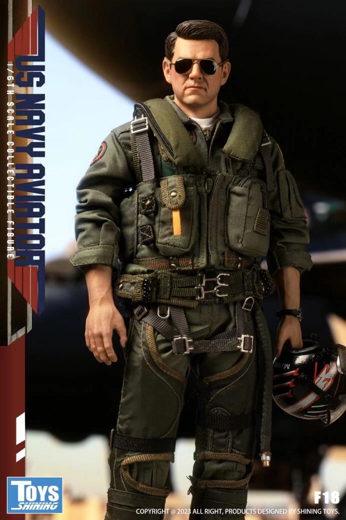 Shining Toys (F18) 1/6 Scale US Navy Aviator (Flight Suit) Figure