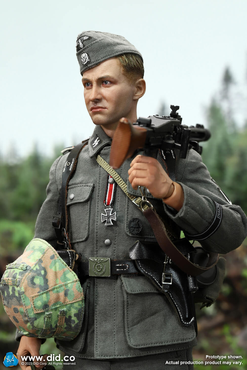 DID 1/6 WWII German SS Otto Skorzney ワルサーP38＆ホルスター - フィギュア