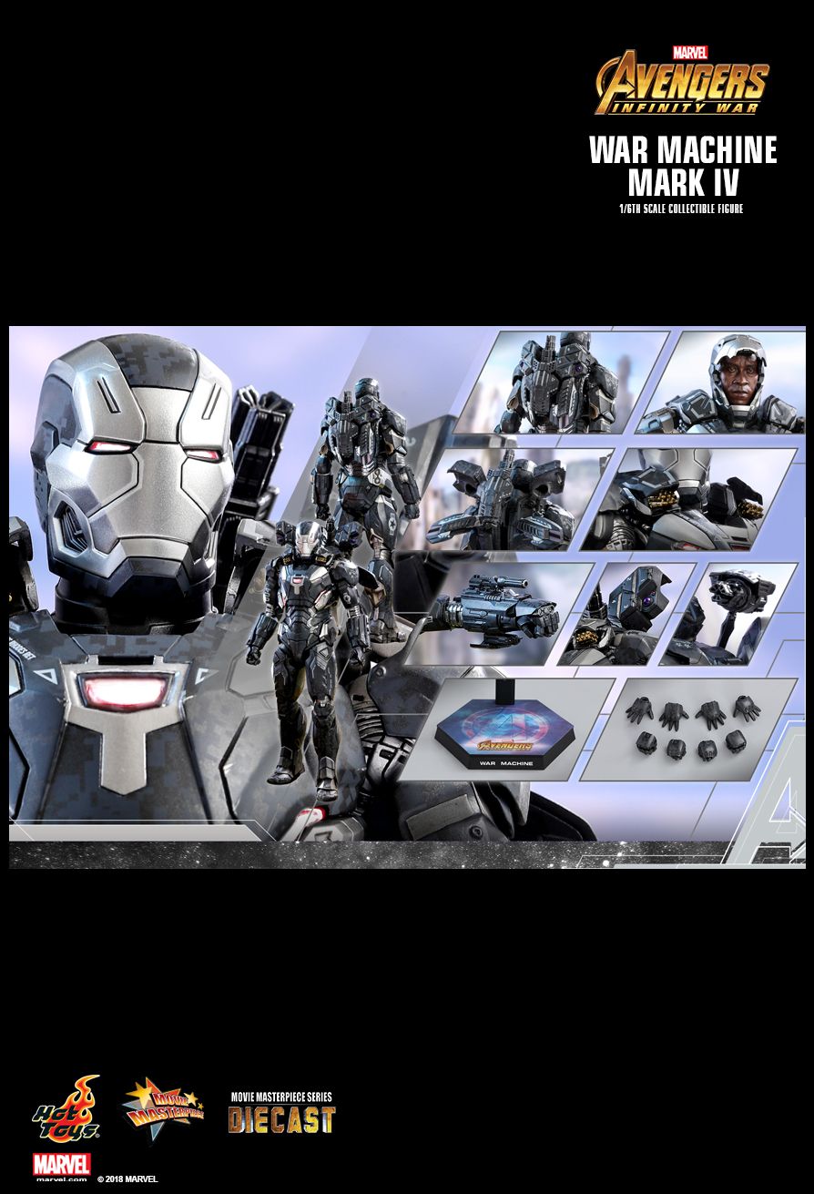 Hot Toys 1/6 MMS499D26 – Avengers: Infinity War – War Machine Mark IV IN  STOCK