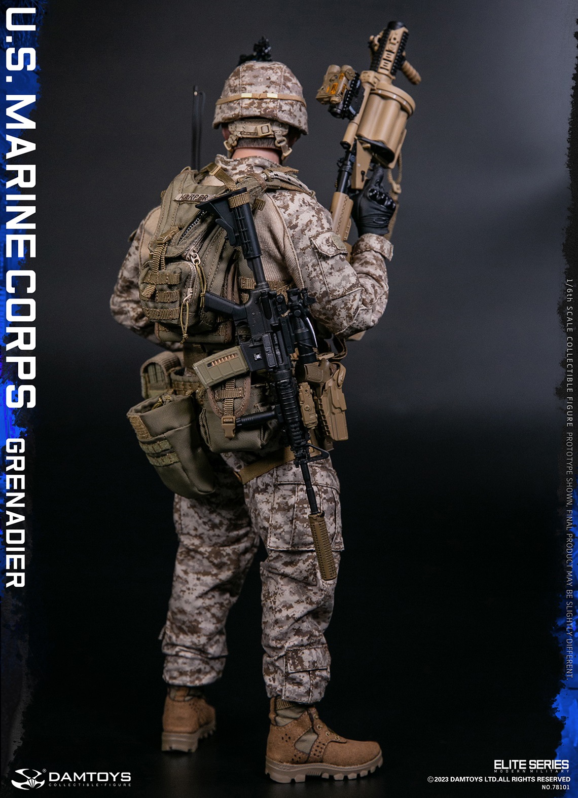 DamToys (78101) 1/6 Scale U.S. Marine Corps Grenadier Figure