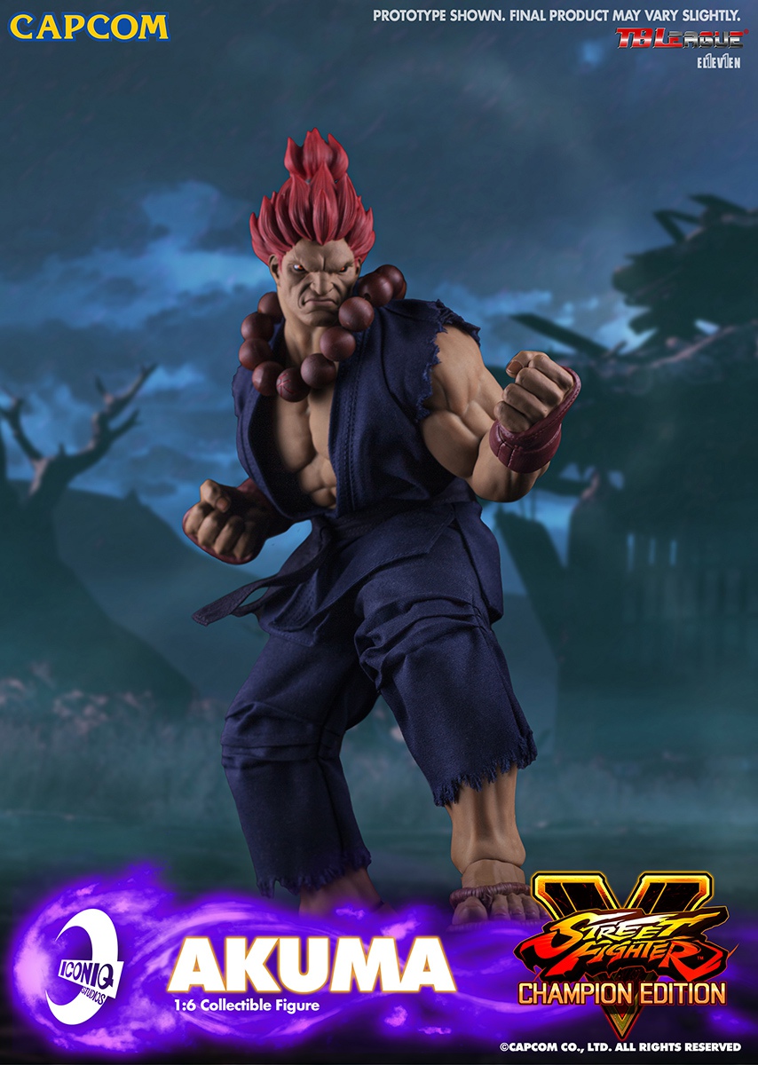 1/6 Scale Capcom X Iconiq Studios IQGS-05 Street Fighter Akuma