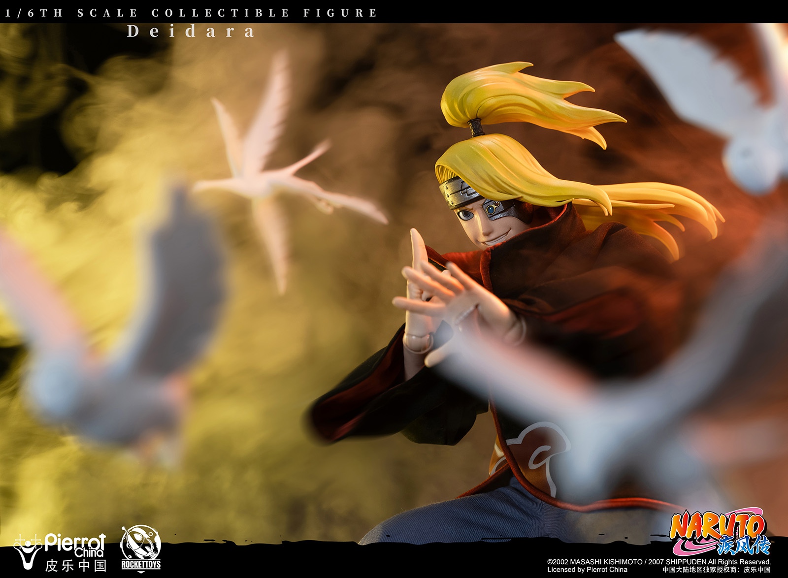 ROCKET TOYS ROC-008デイダラ DEIDARA1/6特典付ナルト Rocket Toys (ROC-008) 1/6 Scale Naruto: Shippuden - Deidara