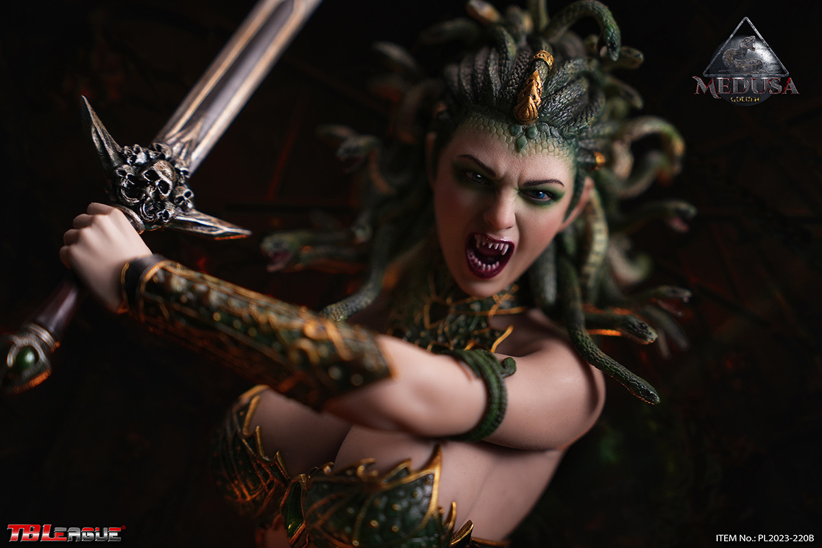 TBLeague PL2023-220B エジプトのファラオ メドゥーサ1/6 TBLeague (PL2023-220B) 1/6 Scale Medusa Figure (Golden