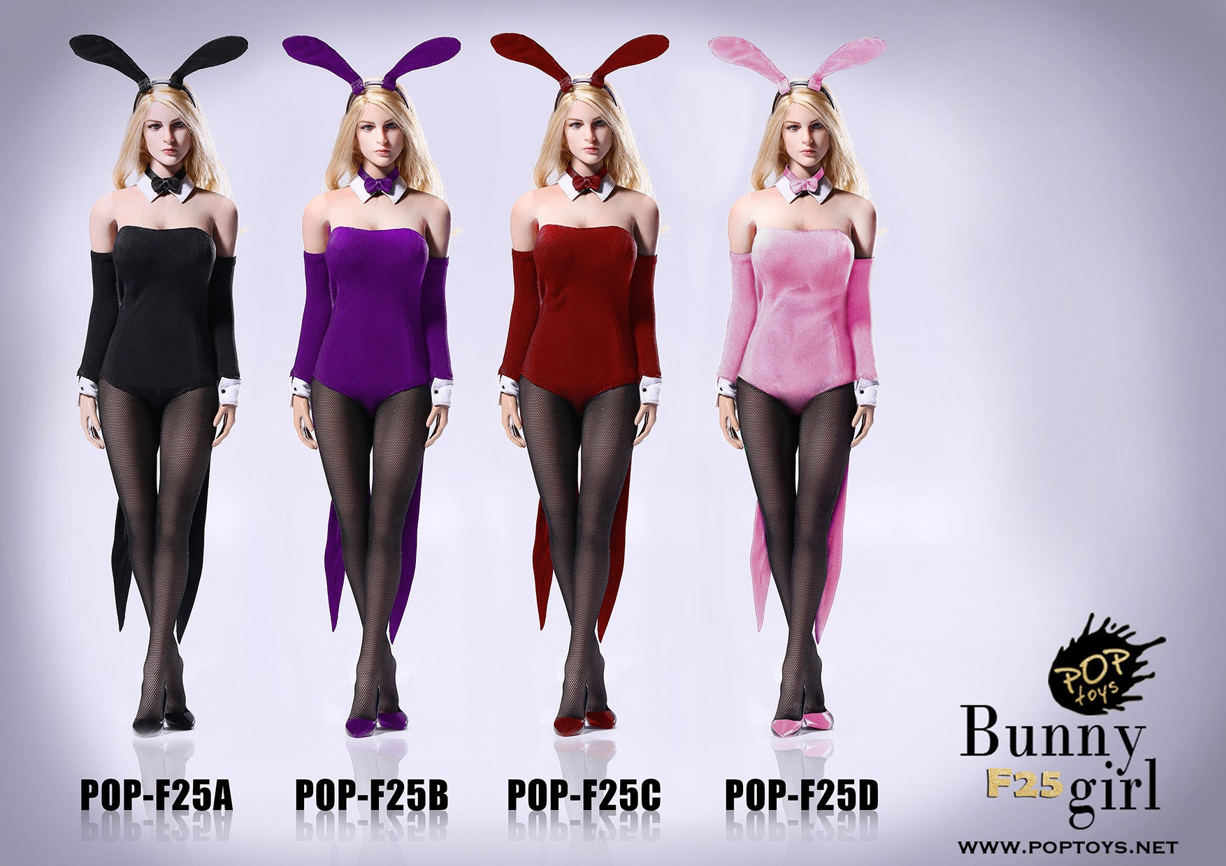 お礼や感謝伝えるプチギフト Outfit Waitress Girl Bunny Scale 1/6 (4 Toys Pop by Colors) SF・ファンタジー・ホラー