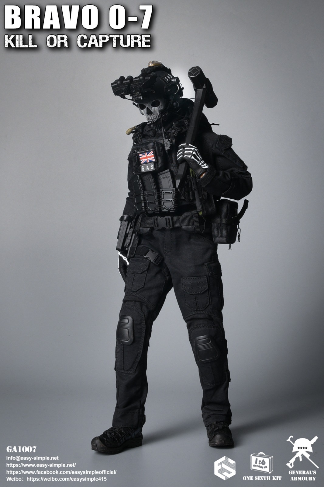 General's Armoury (GA1007) 1/6 Scale Bravo 0-7 Kill Or