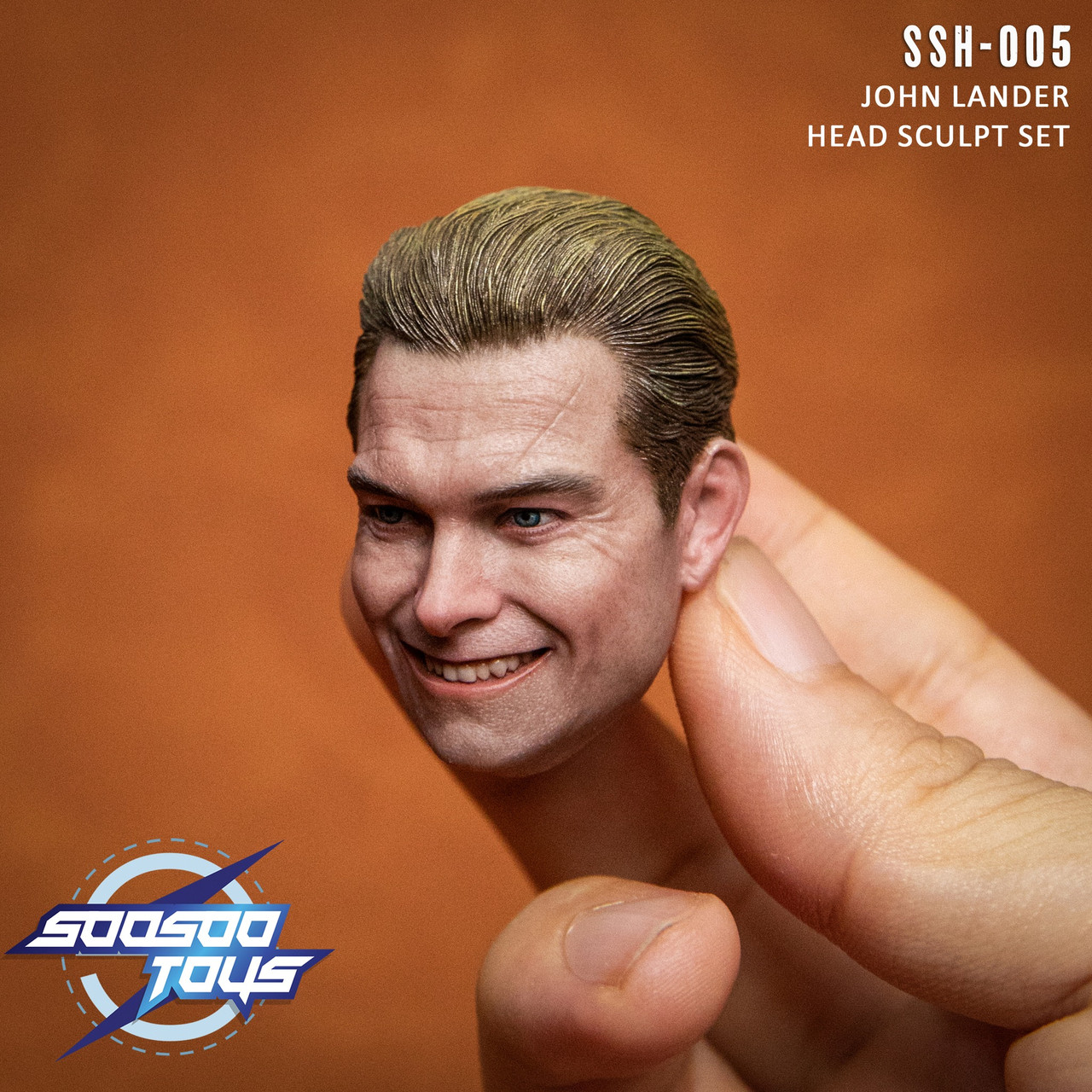SooSoo Toys (SSH-005) 1/6 Scale John Lander Head Sculpt Set