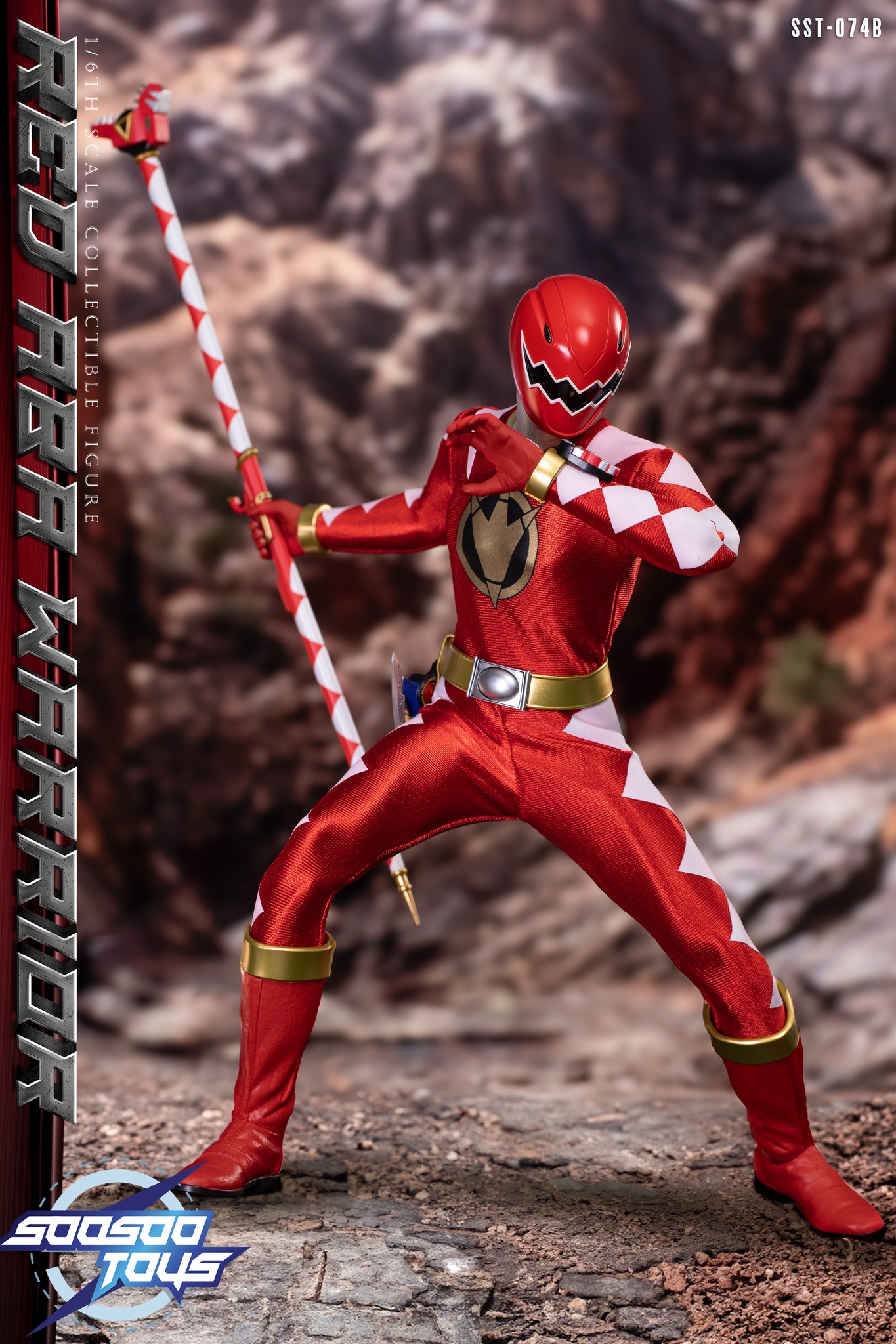SooSoo Toys (SST074B) 1/6 Scale Red Aba Warrior Figure