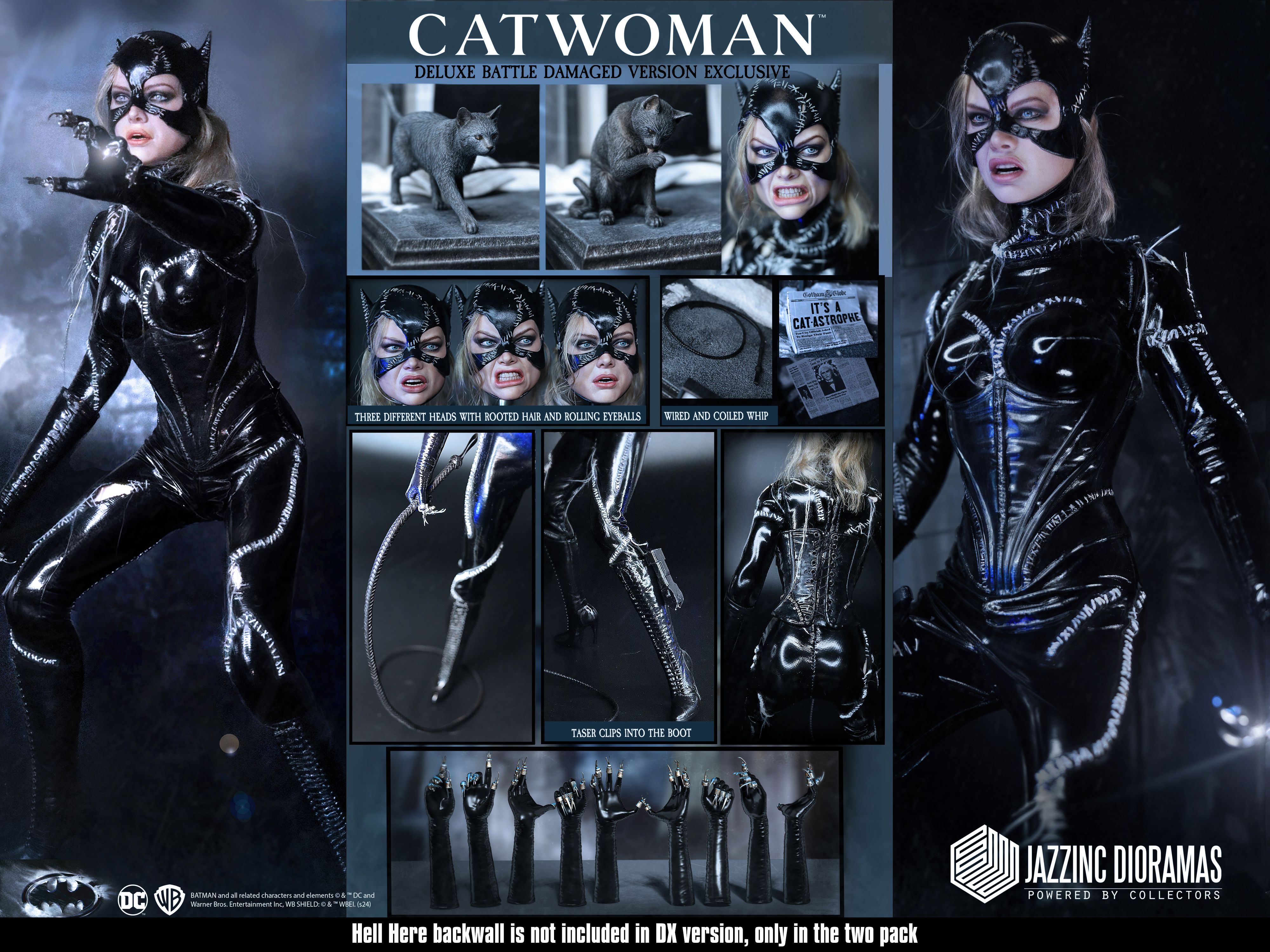 Jazzinc 1/6 Scale Batman Returns - Catwoman Figure (Deluxe Battle