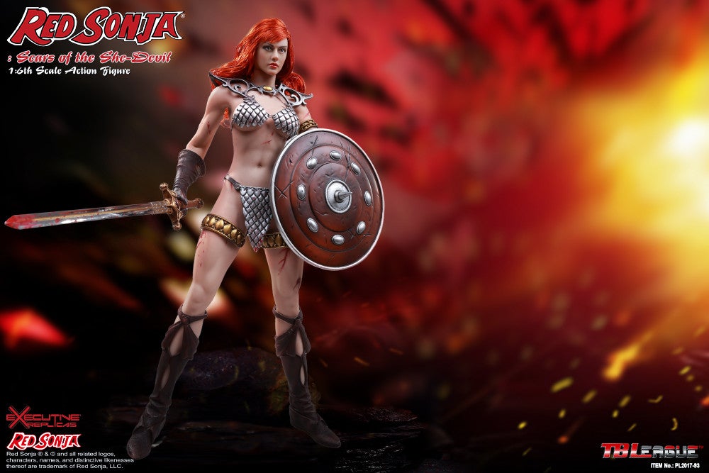 1/6 Scale Red Sonja: Scars of the She-Devil Figure by TBLeague