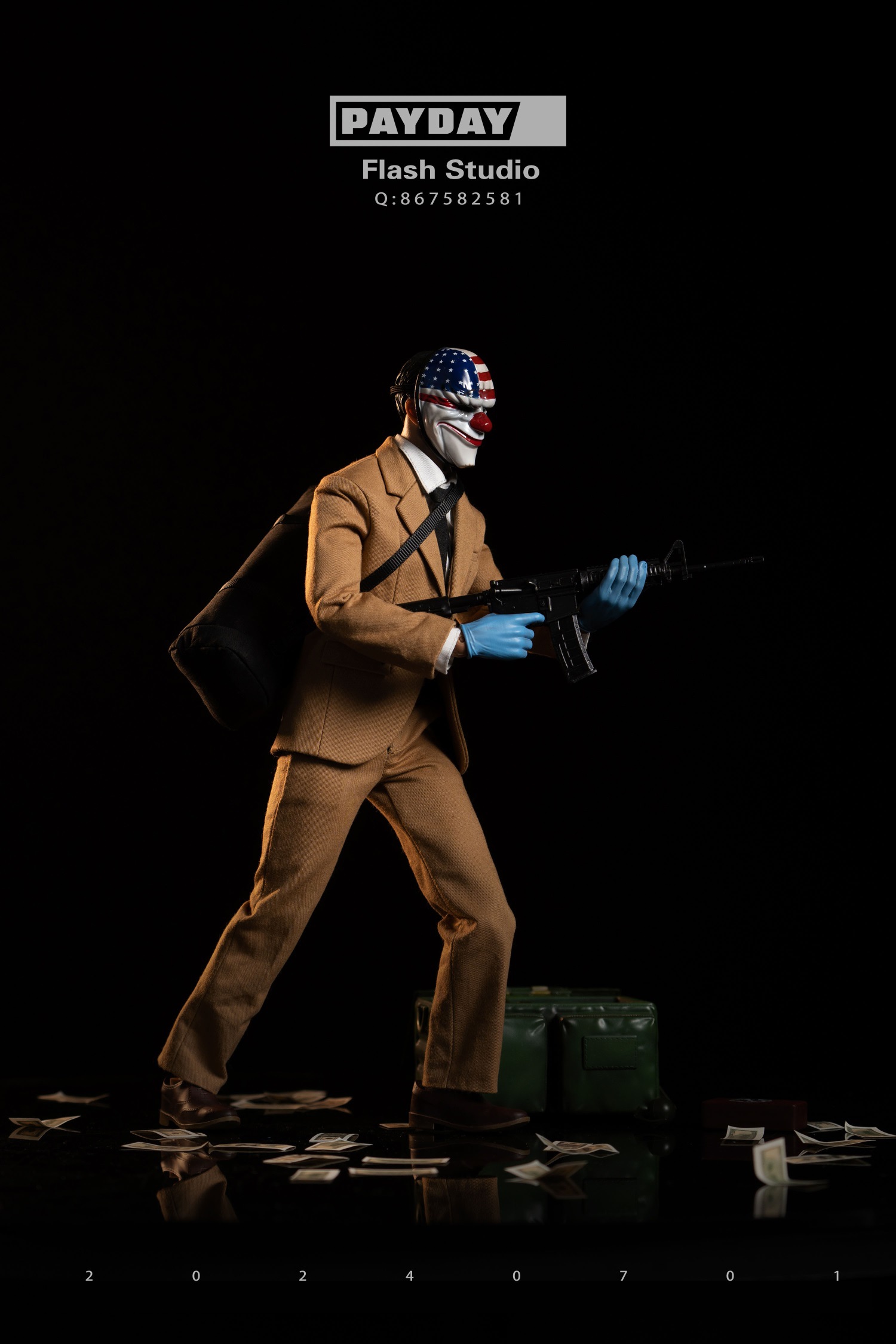 Flash Studio (X-S003) 1/6 Scale Payday Dallas Figure