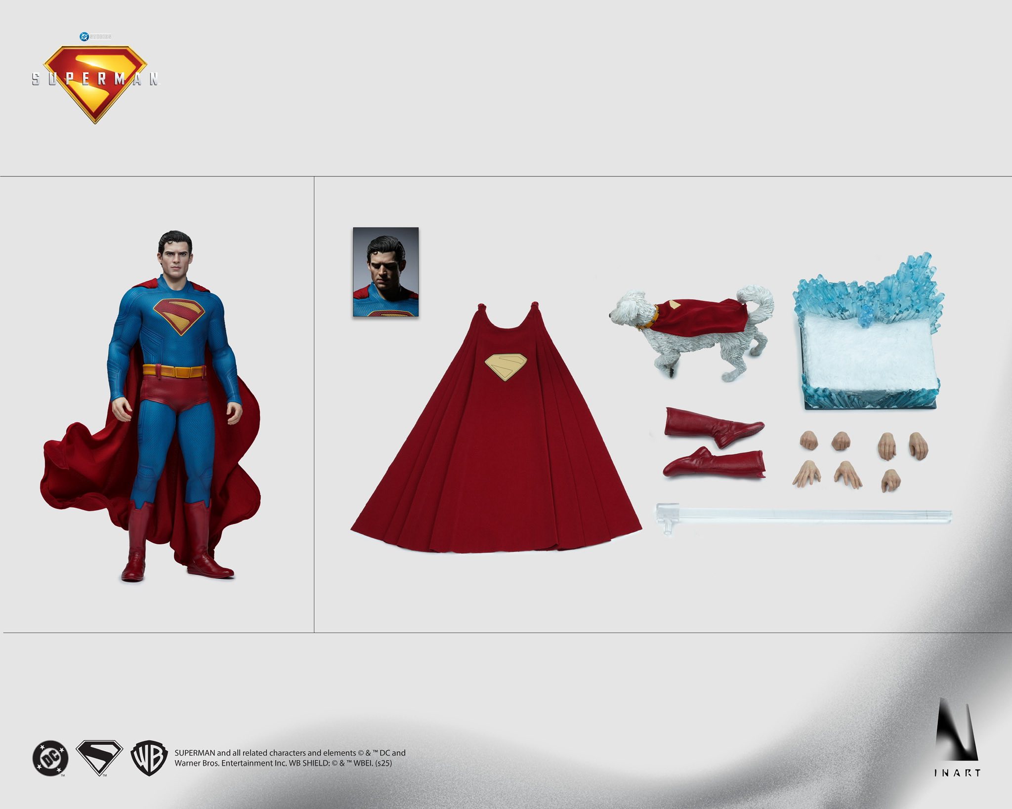 INART AG007 BVS スーパーマン 1/6 Superman In Stock New INART Ag007 1/6 Dawn of Justice Superman l 12