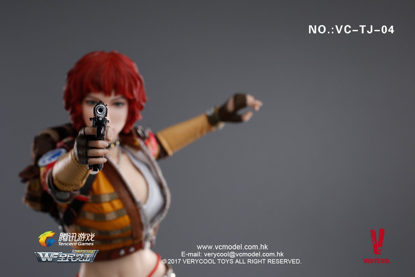 1/6 Scale Female Mercenary Heart King Figure by VeryCool