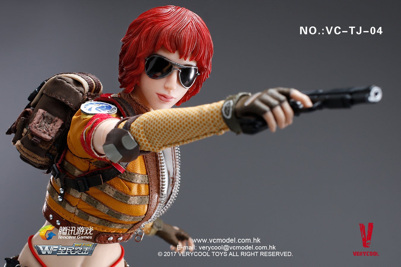 1/6 Scale Female Mercenary Heart King Figure by VeryCool