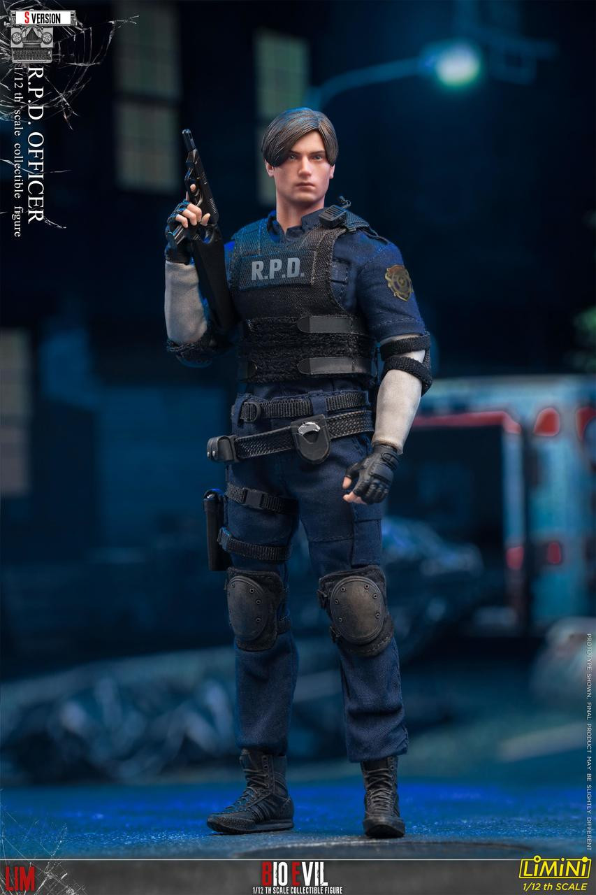 LIM Toys 1/12 Scale Bio Evil R.P.D Officer Figure (S Version)