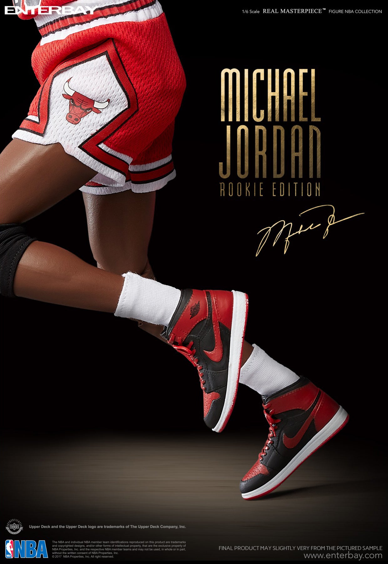 Michael Jordan 1/6 フィギュア Enterbay Michael Jordan Rookie Edition 1/6 Scale Figure