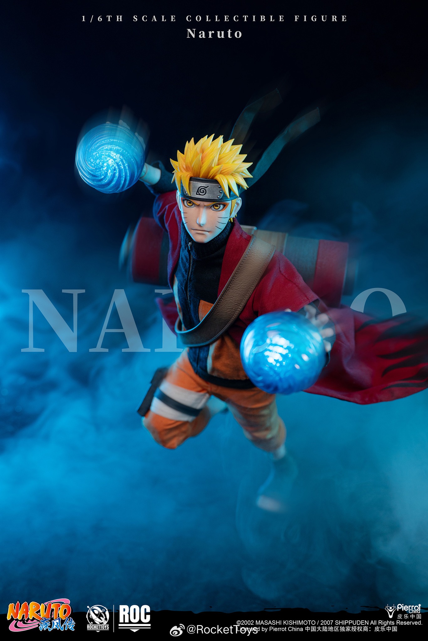 Rocket Toys (ROC-011) 1/6 Scale Naruto Uzumaki Figure (Sage Mode