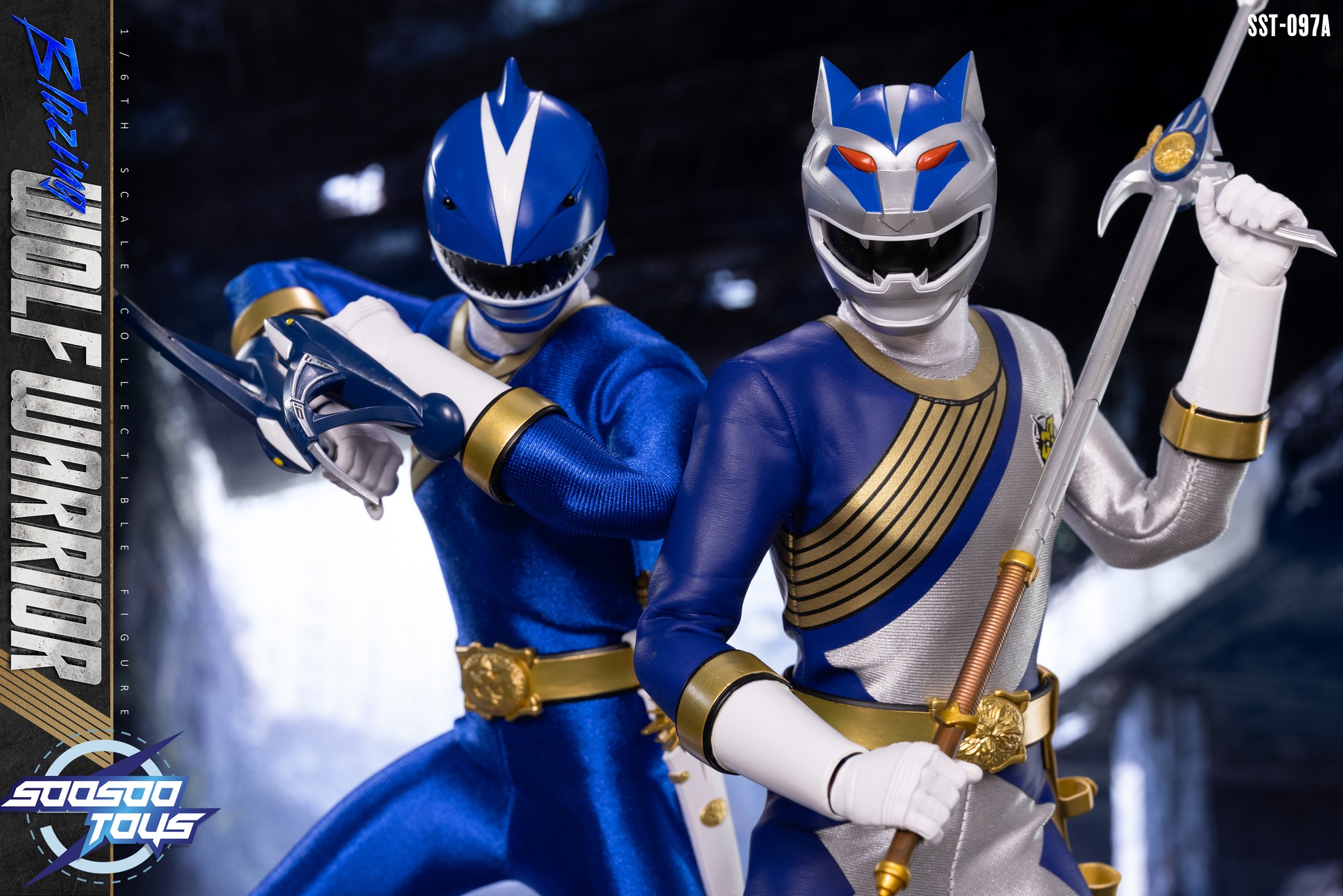 SooSoo Toys (SST097ABCDE) 1/6 Scale Blazing Ranger 5 Figure Set