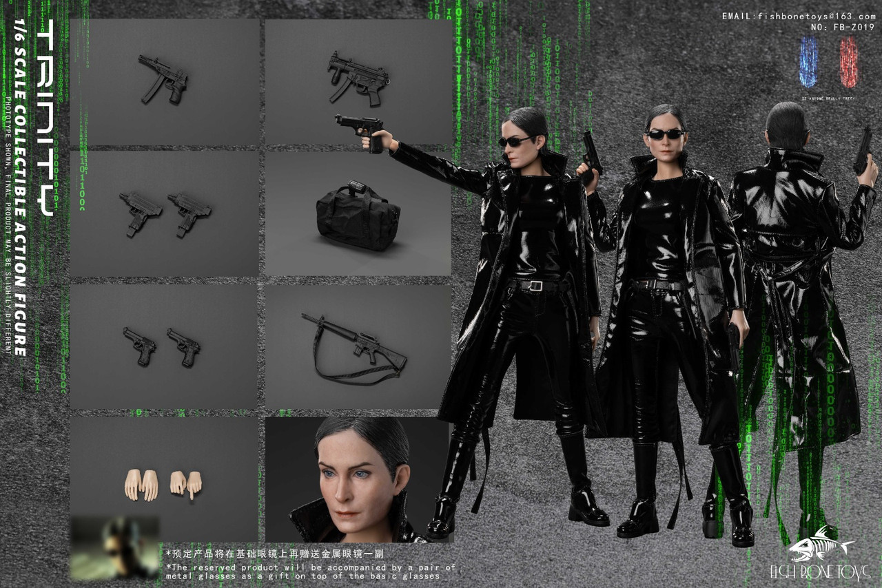Fish Bone Toys (FB-Z019R) 1/6 Scale Hacker Task Trinity Figure