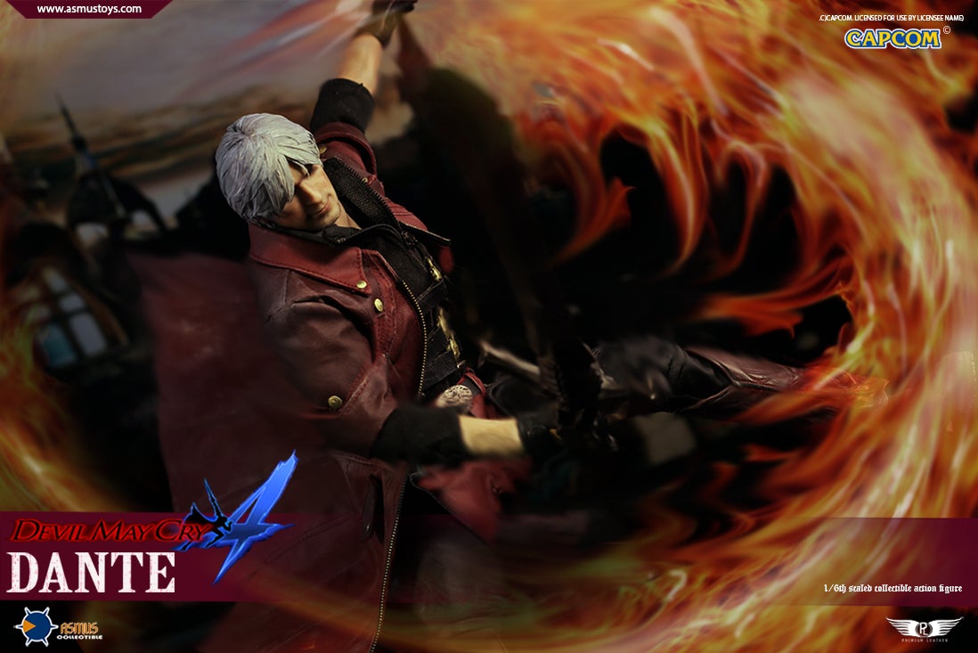 Asmus Toys QB005 Dante Devil May Cry 4 DMC4 Qbitz 4 Figure Doll  Collectible