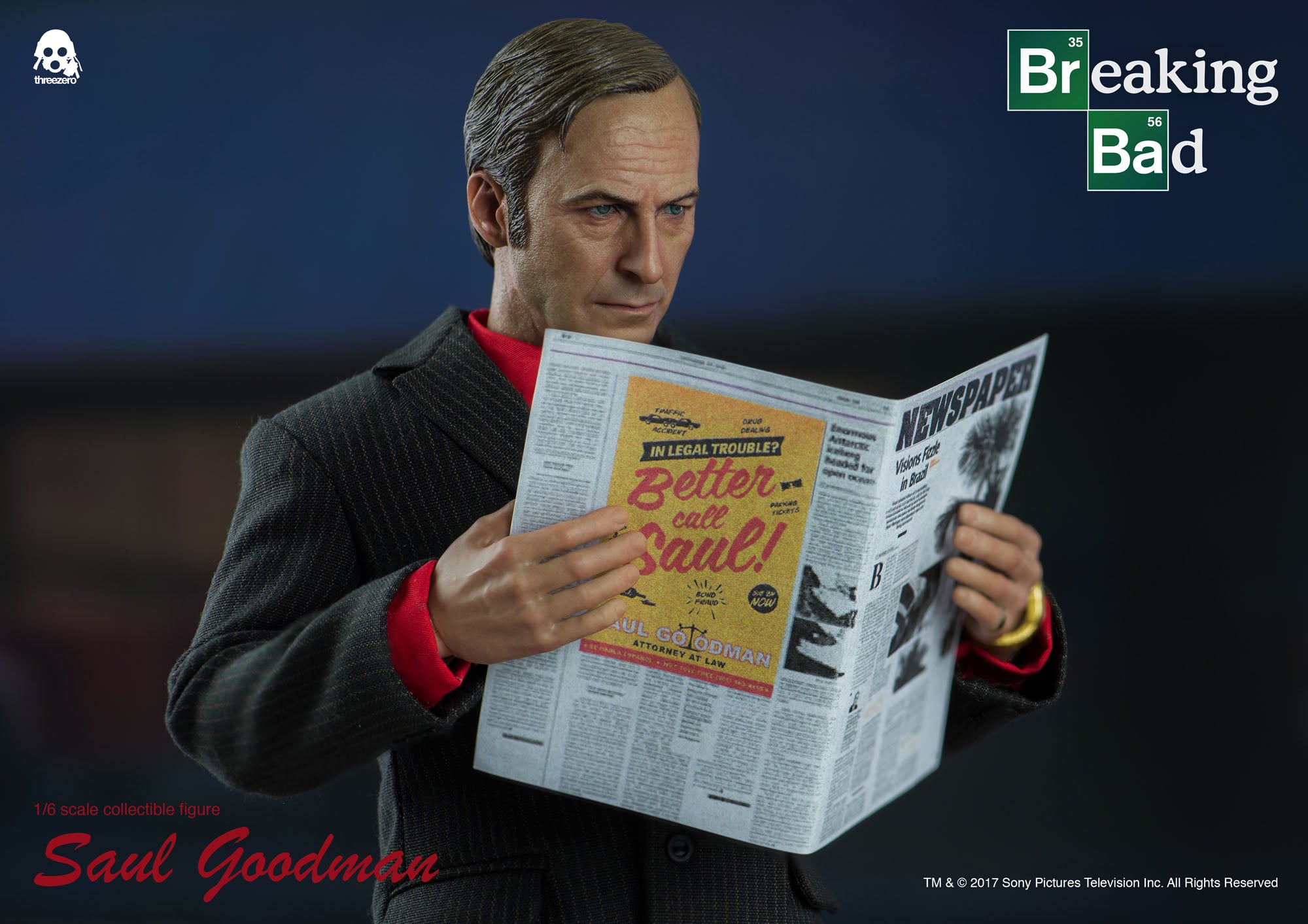 1/6 Scale Breaking Bad Saul Goodman Figure by Threezero