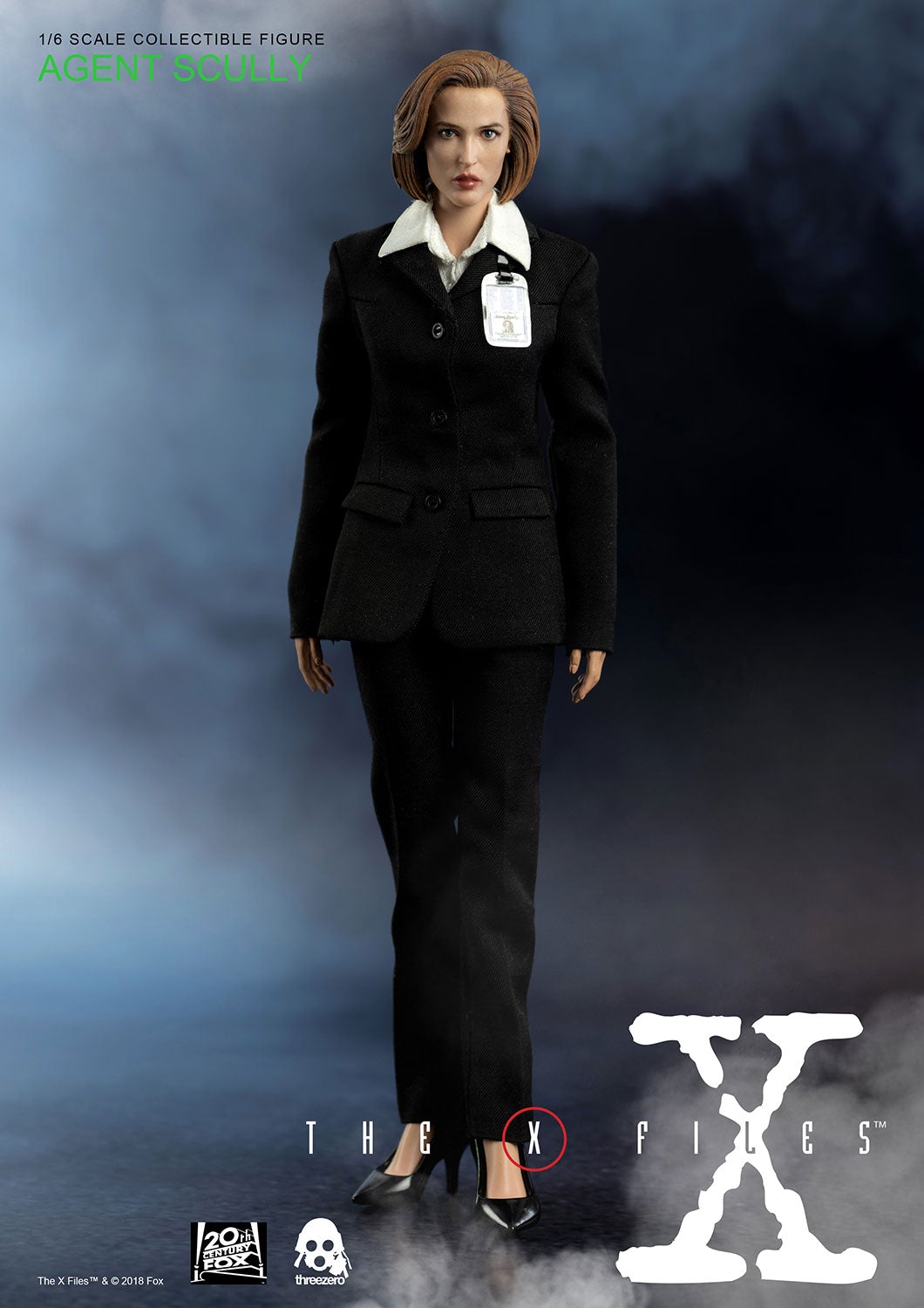 【サイドショウ】 1/6 Xファイル ダナ・スカリー フィギュア 1/6 Scale The X Files - Agent Scully Figure (Standard Version) by