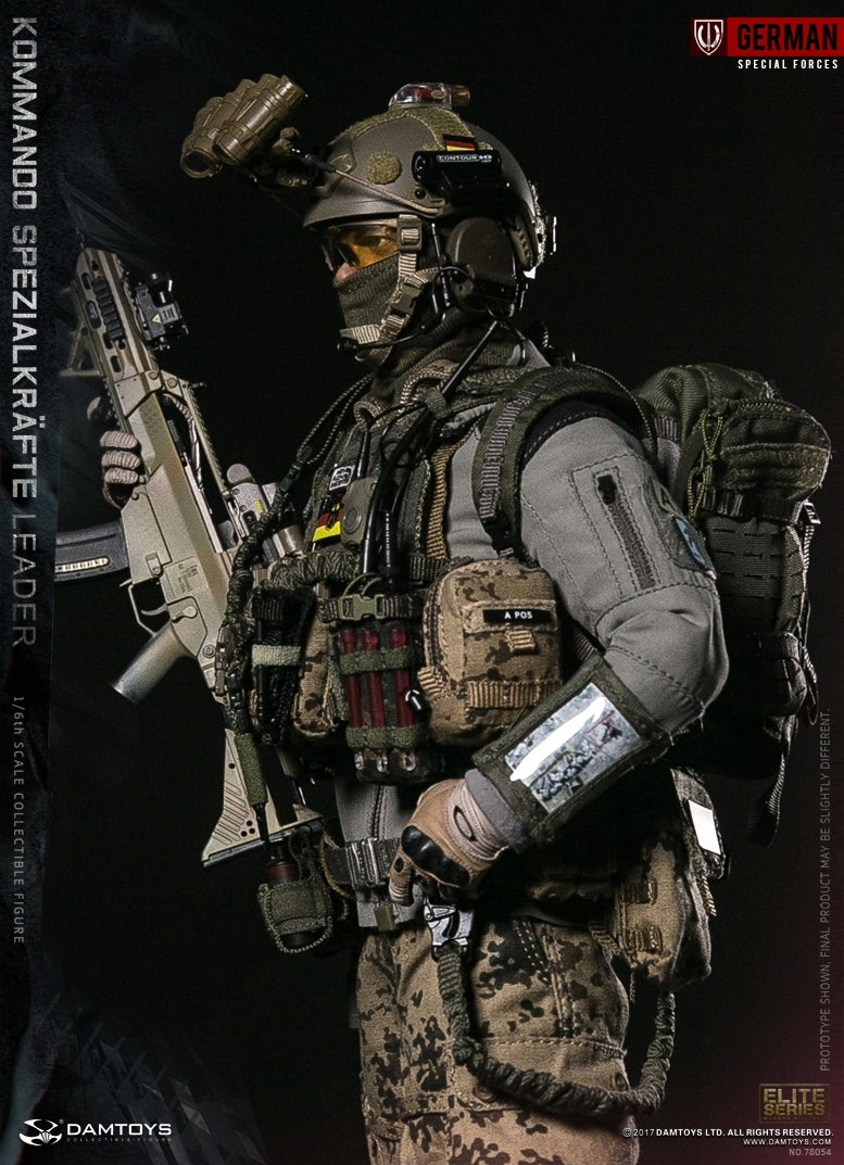 1/6 Scale KSK Kommando Spezialkräfte Leader Figure by DamToys