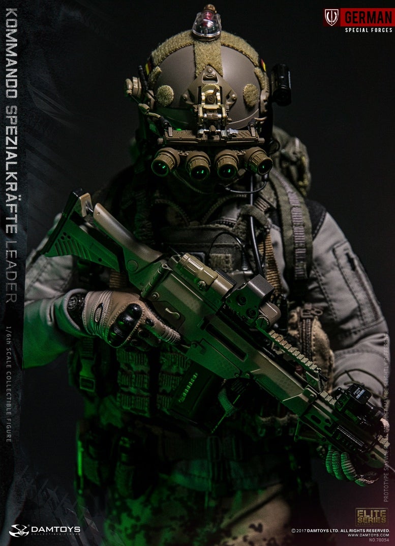 1/6 Scale KSK Kommando Spezialkräfte Leader Figure by DamToys