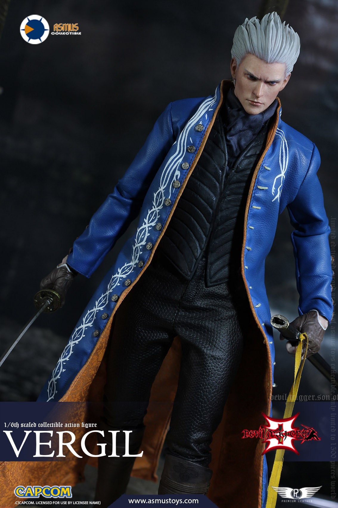 Asmus Toys Announce a Second Production Run for Devil May Cry 3 Vergil 1/6  Scale Figure –