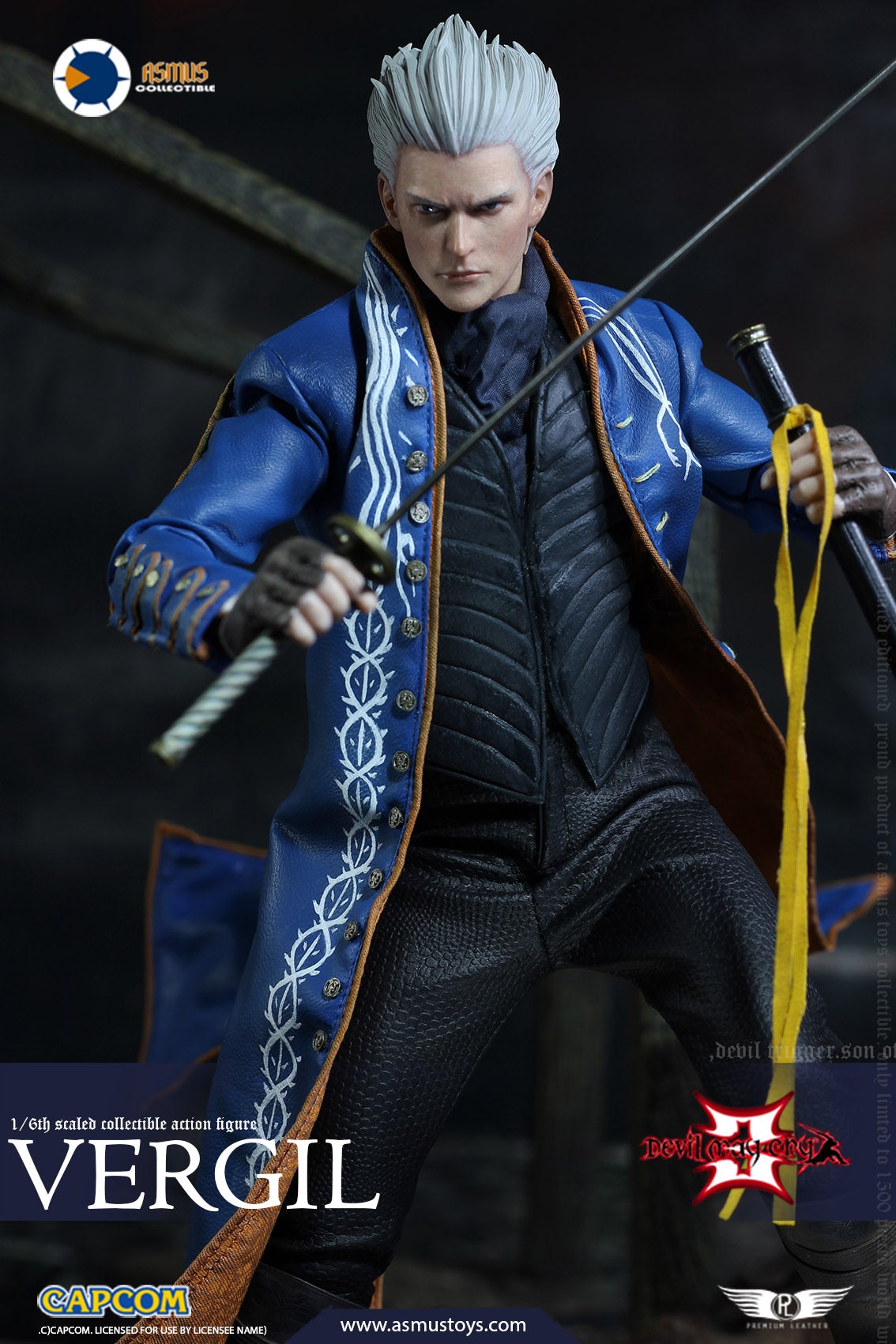 Asmus Toys Announce a Second Production Run for Devil May Cry 3 Vergil 1/6  Scale Figure –