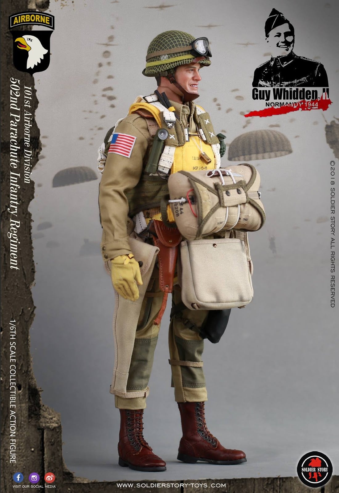 1/6 Scale WWII 101st Airborne Division “Guy Whidden, II