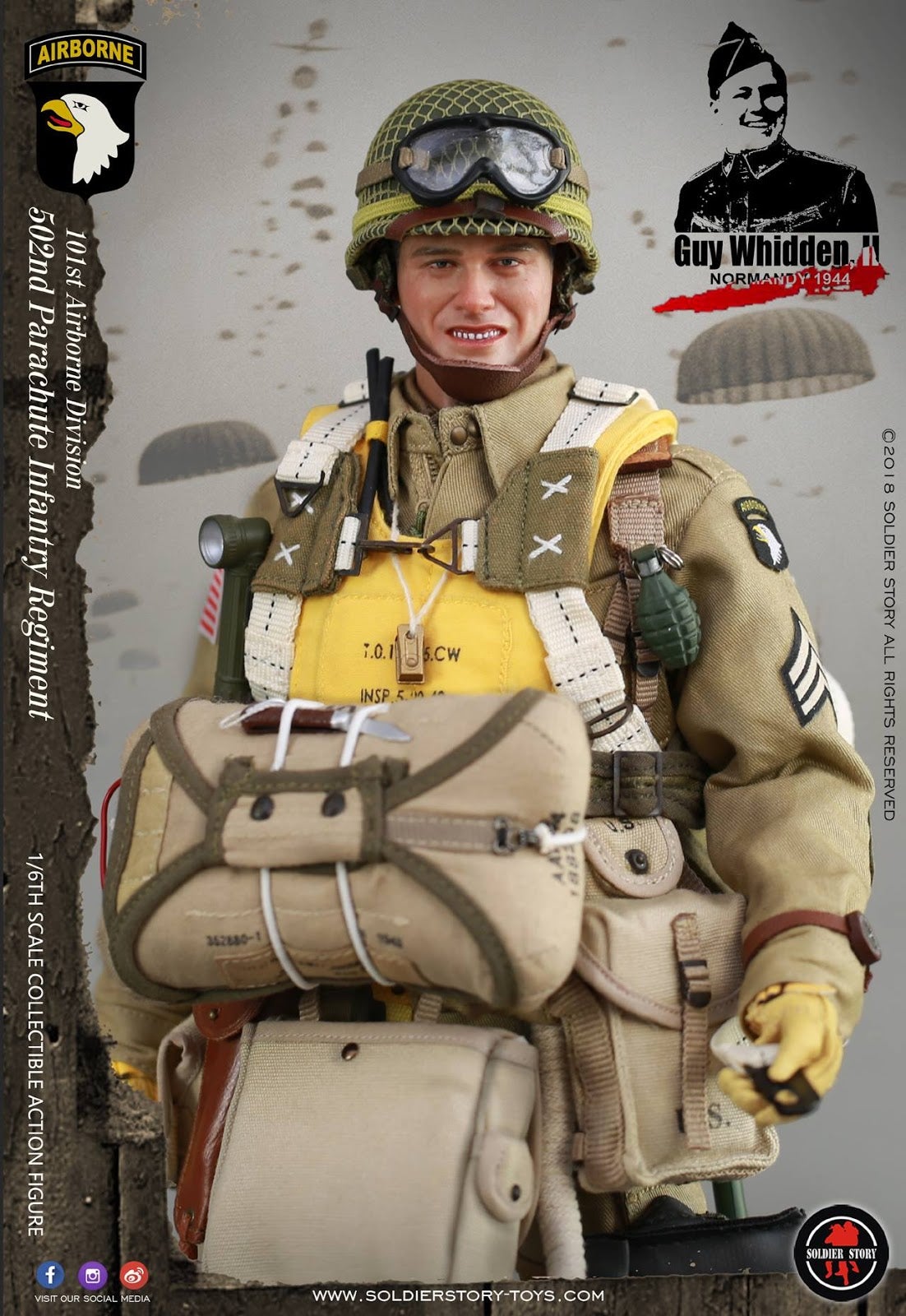 1/6 Scale WWII 101st Airborne Division “Guy Whidden, II