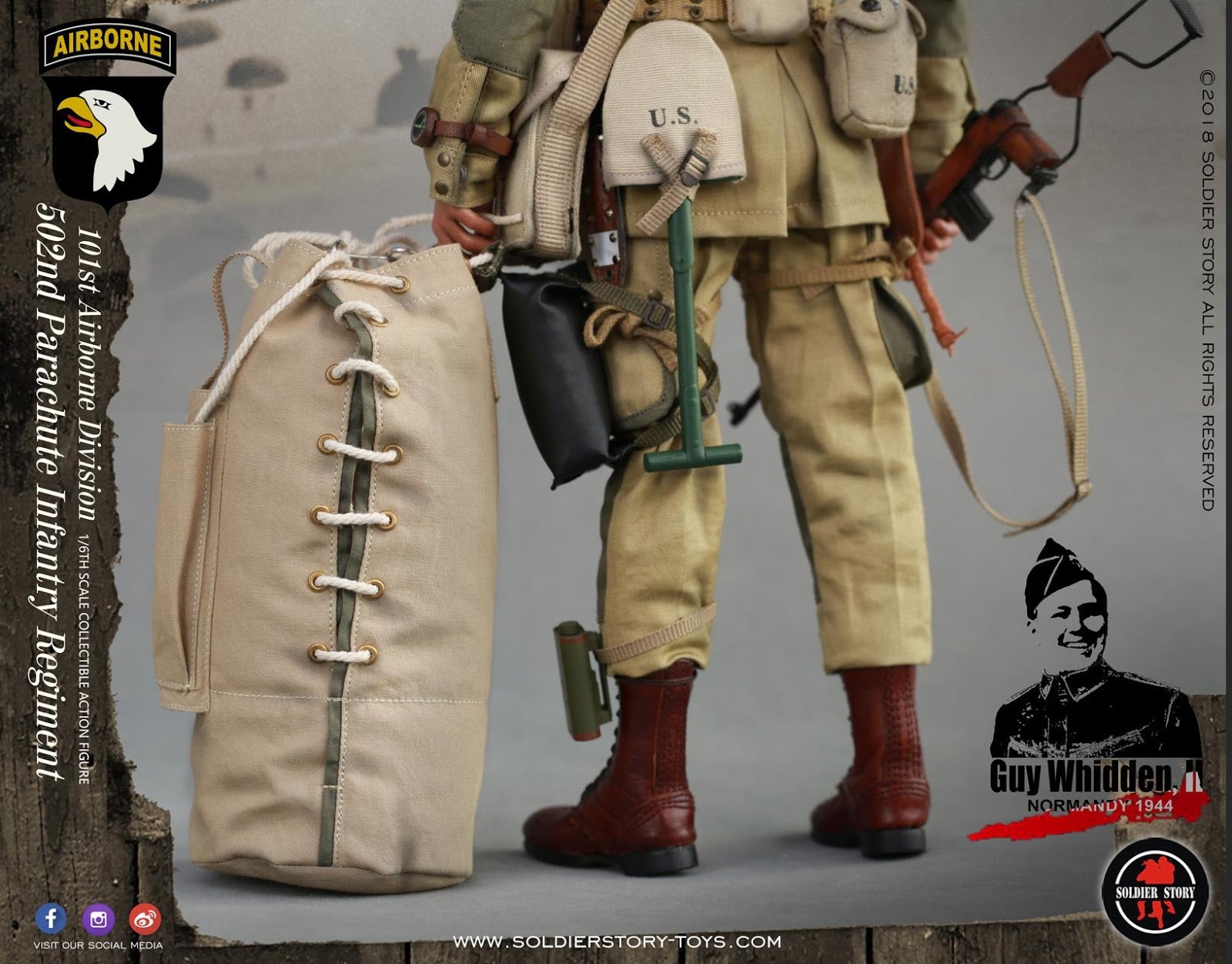 1/6 Scale WWII 101st Airborne Division “Guy Whidden, II