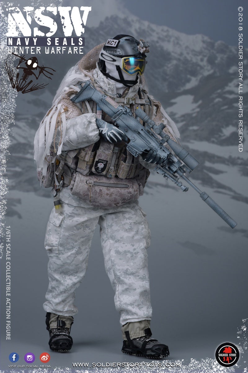 Soldier Story SS109 NSW Navy SEAL Winter Warfare “Marksman” 1/6th