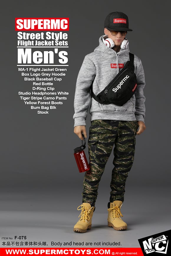 DRESS タクティカルジャケットMCBK レッド/カモ　Lサイズ SuperMC Toys (F-075) 1/6 Scale Men's MA-1 Flight Jacket