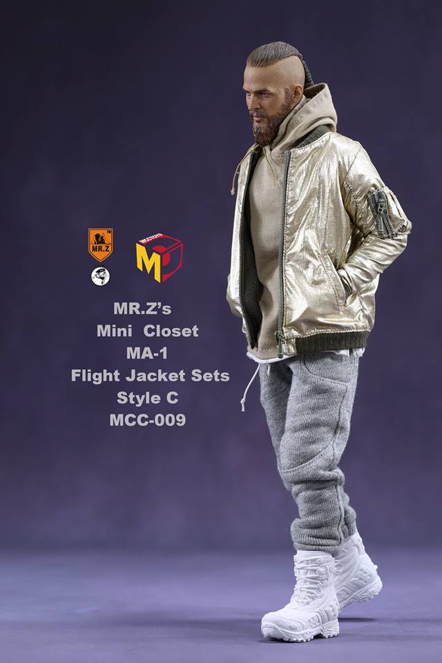 Crossfaith 2016 Winter Merch MA-1 XLサイズ MCC Toys x Mr.Z (MCC-009) 1/6 Scale Streetwear Outfit Set