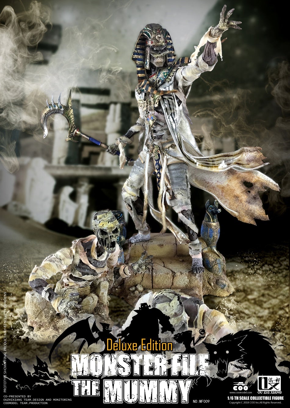 1/6 Scale Monster File Series - Mummy Figure (Deluxe Edition) COO 