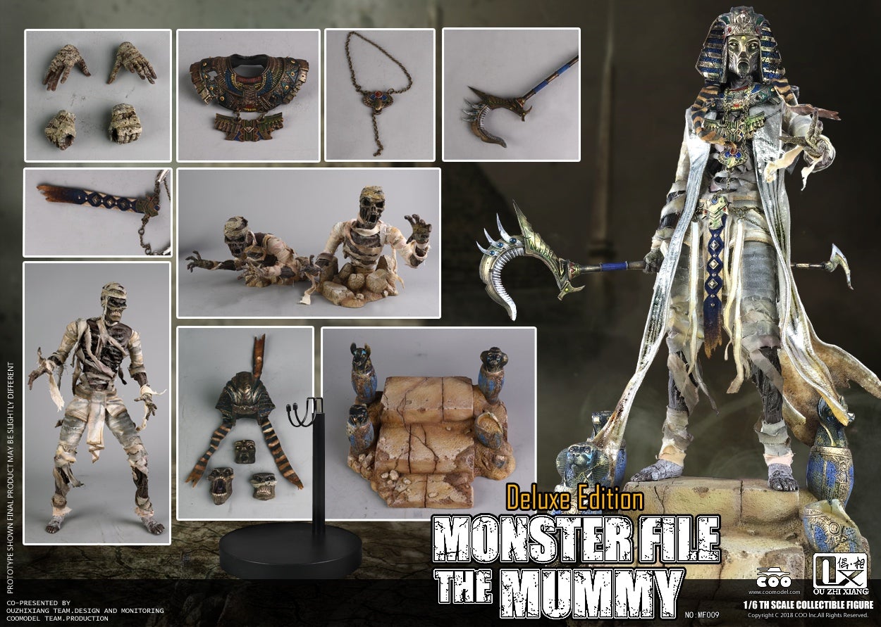 1/6 Scale Monster File Series - Mummy Figure (Deluxe Edition) COO 