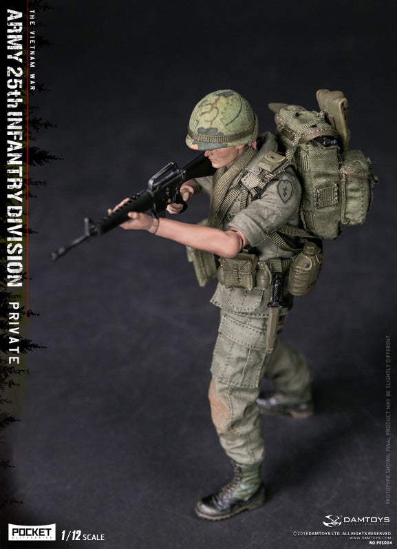 1/12 Scale Pocket Elite Series - Army 25th Infantry Division