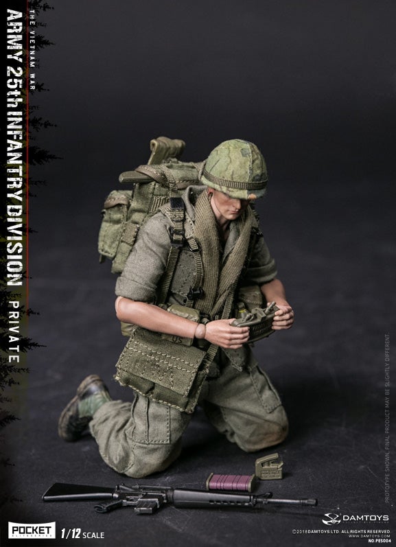 1/12 Scale Pocket Elite Series - Army 25th Infantry Division