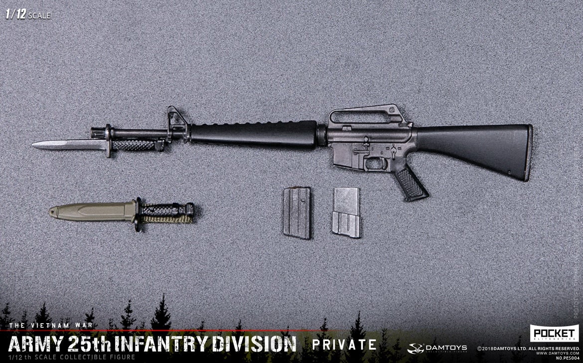 1/12 Scale Pocket Elite Series - Army 25th Infantry Division