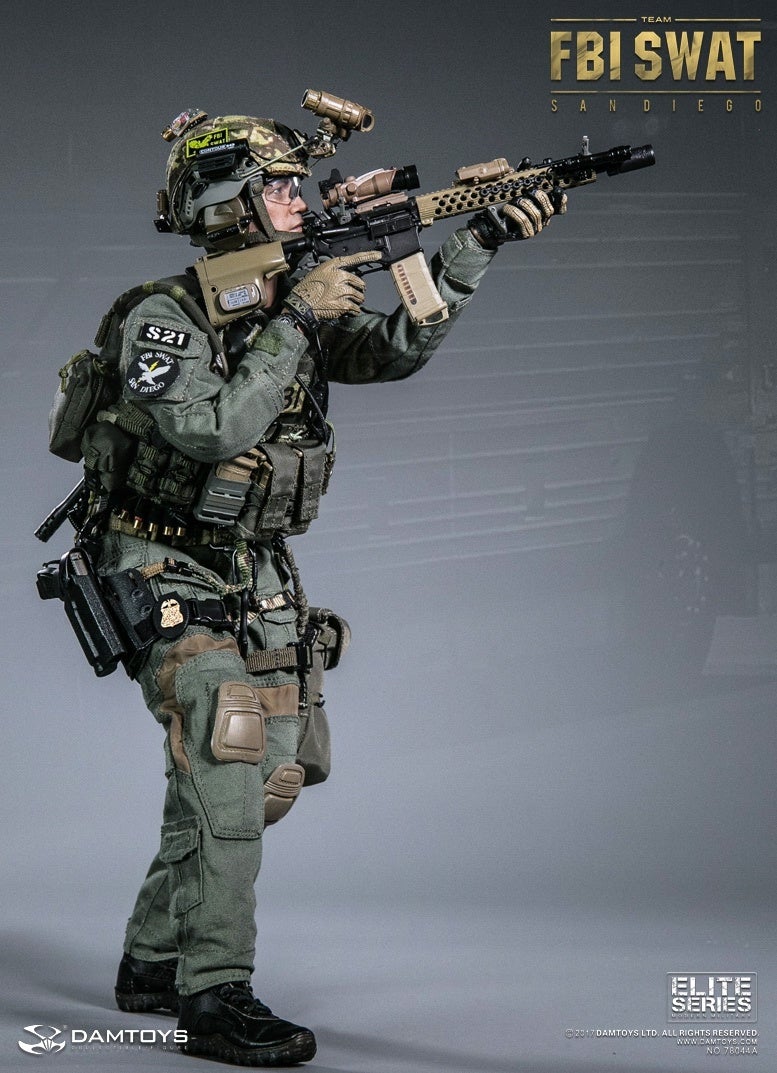 DAMTOYS (DAM-78044A) 1/6 Scale FBI SWAT Team Agent San Diego