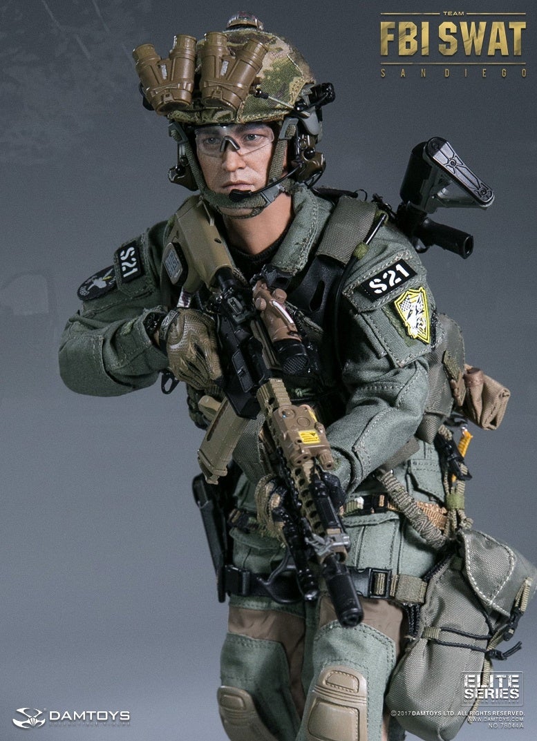 DAMTOYS (DAM-78044A) 1/6 Scale FBI SWAT Team Agent San Diego