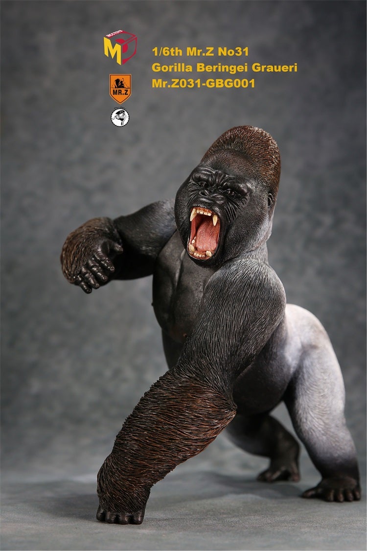 Gorigorikunさま Gorilla Geometric sculpture - Gus in Metallic Silver– Marokka