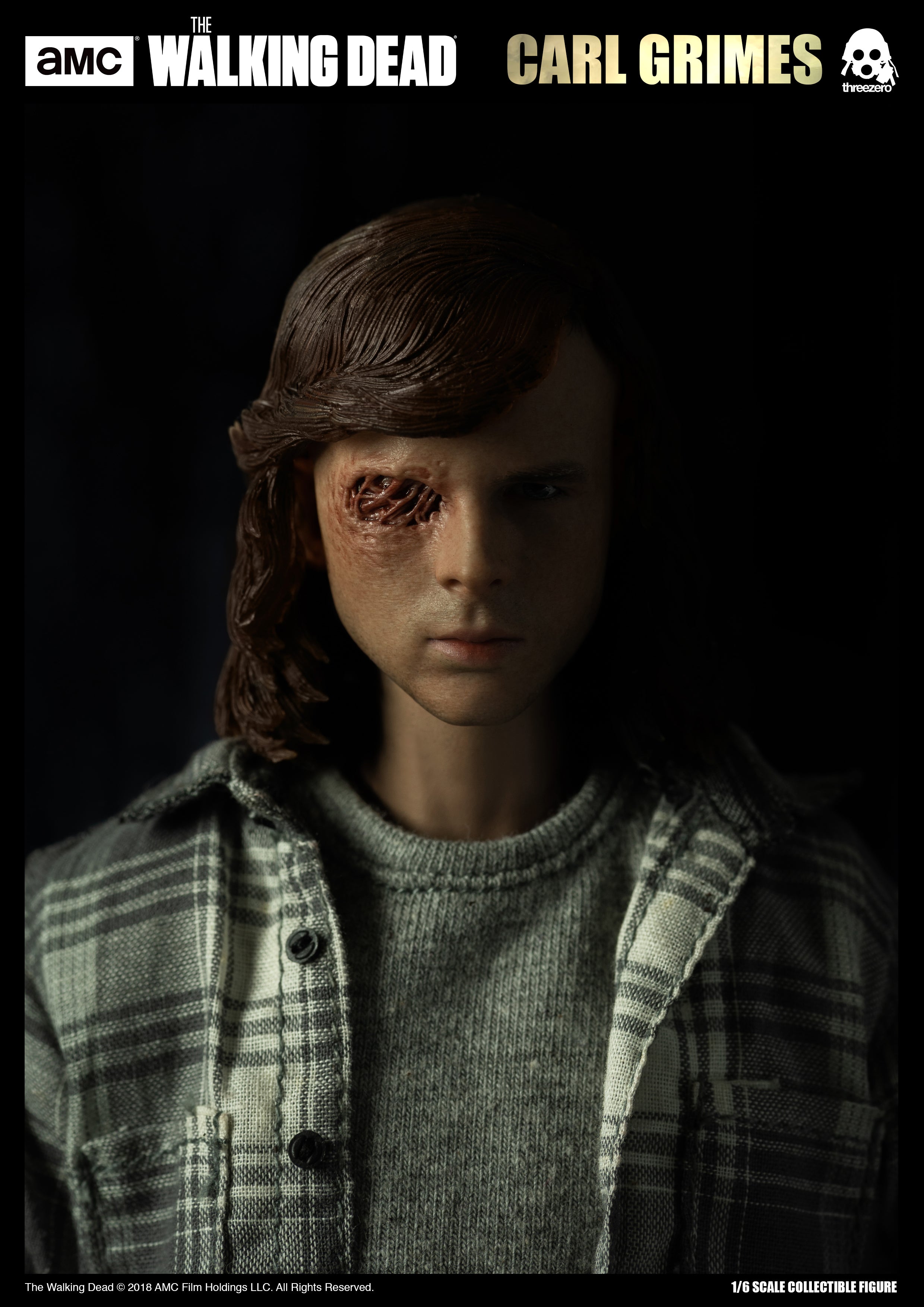ウォーキングデッド　カール　グライムス　1/6フィギュア　スリーゼロ未開封 Threezero [3A-3Z0062DV] The Walking Dead - Carl Grimes 1/6th Scale