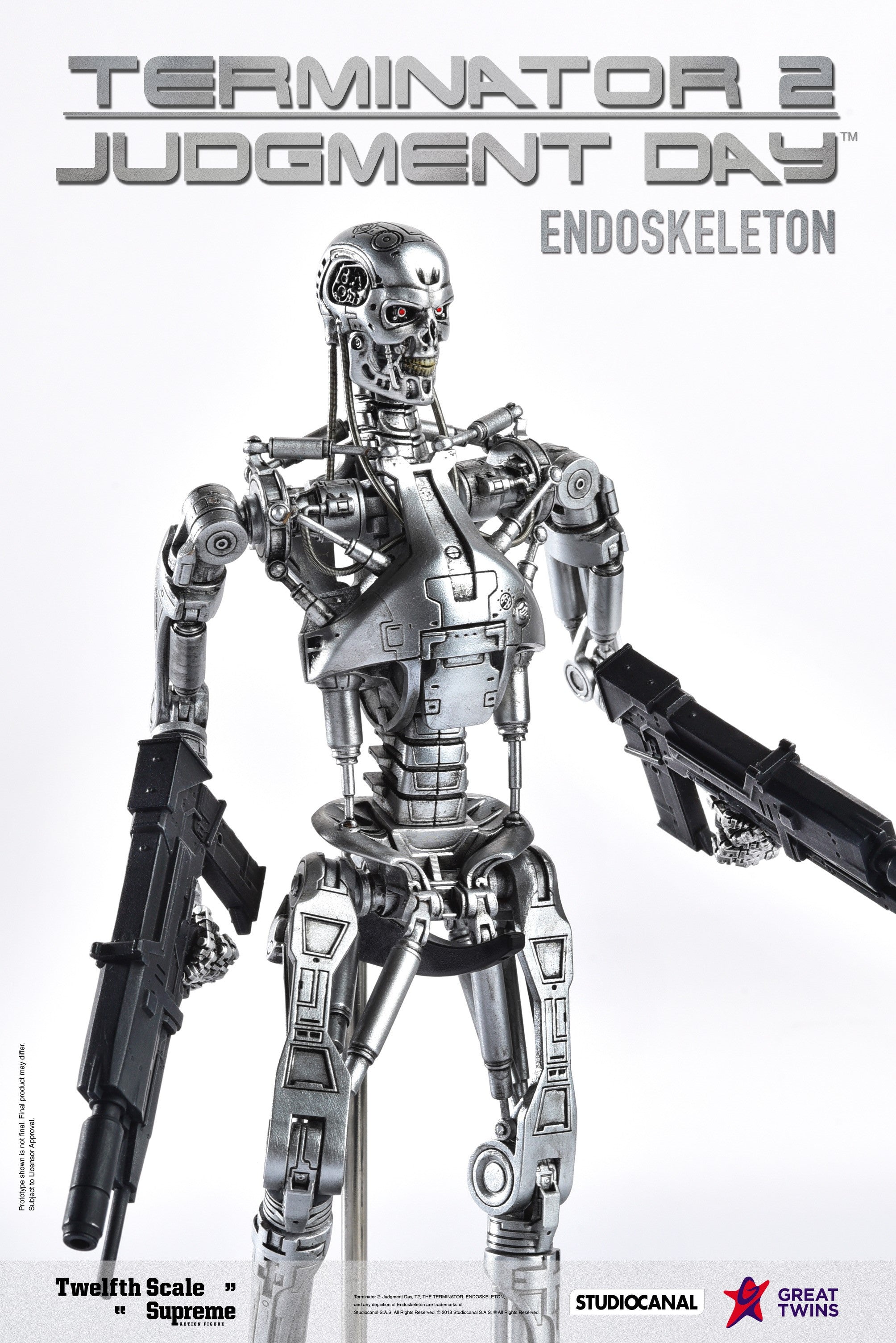 T-X Endoskeleton 1/12スケール フィギュア スカイネット 1/12スケールモデルフィギュアシリーズ